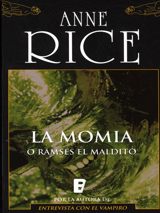 Title details for Ramsés El Maldito--La momia by Anne Rice - Wait list